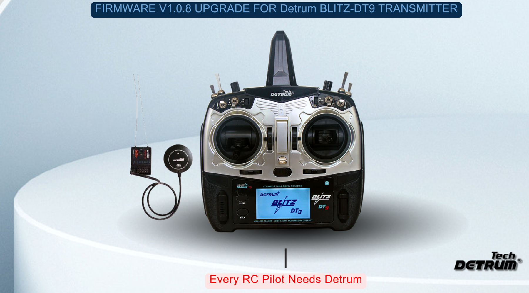 How to Upgrade the Detrum Blitz DT9 9CH RC Transmitter?