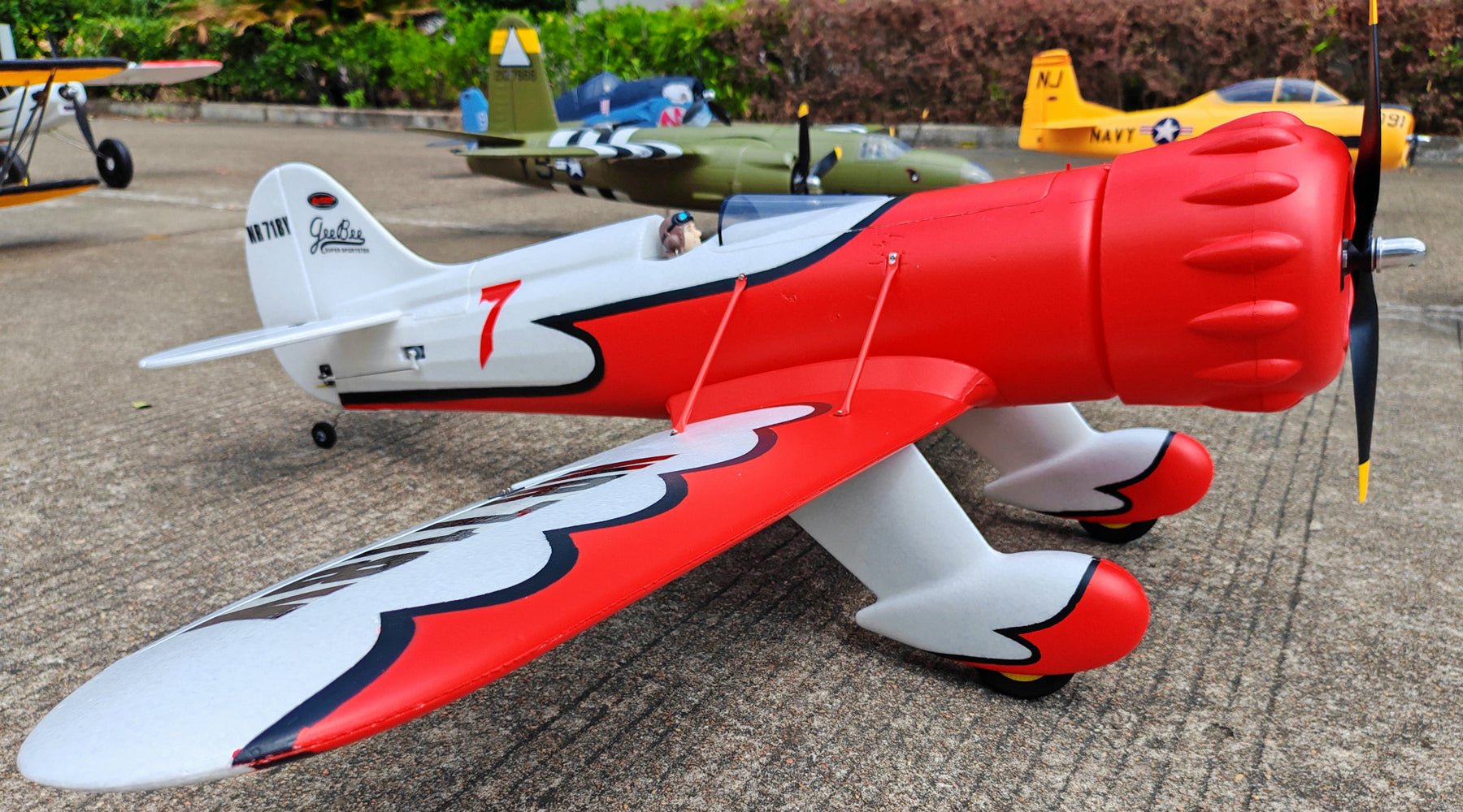 Upgraded Details of Dynam Gee Bee Y V2 Sport Airplane