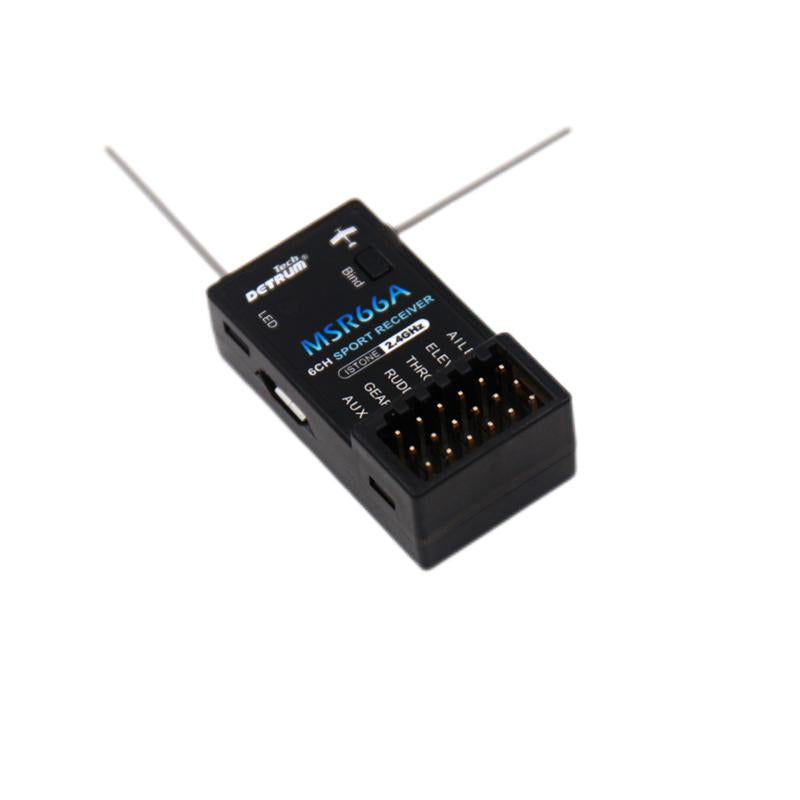 Detrum GAVIN-6C 6CH 2.4Ghz Transmitter with iStone MSR66A Stabilizer Mini Receiver - DTM-T011