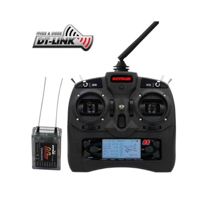 Detrum GAVIN-8C 8CH 2.4Ghz Digital Transmitter Set (TX+RXC8) - DTM-T007