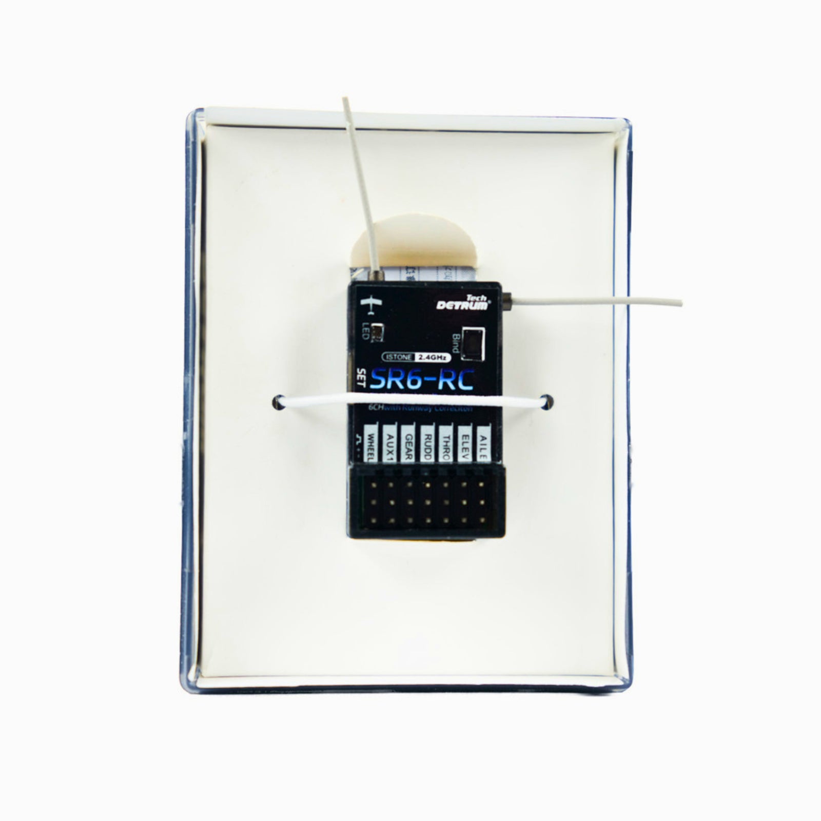 🌟🎉 New Release! Detrum SR6-RC 6CH 2.4GHz Receiver w/ iStone 6-Axis Stabilization & Runway Correction