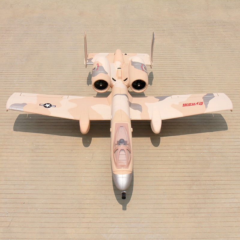 Dynam A10 Thunderbolt II V2 Desert Twin 64mm EDF RC Jet PNP/BNF/RTF - DY8933DS