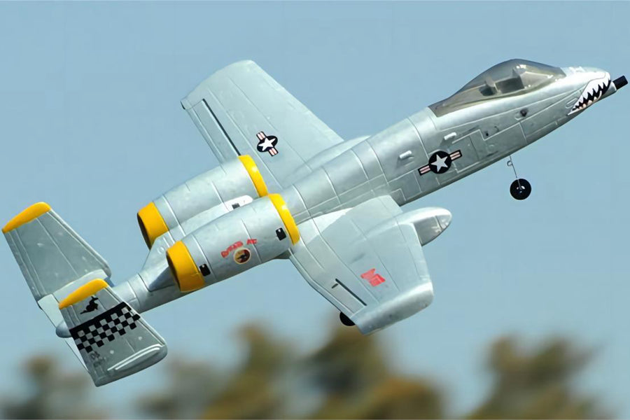 Dynam A10 Thunderbolt II V2 White Twin 64mm EDF RC Jet PNP/BNF/RTF - DY8933GY