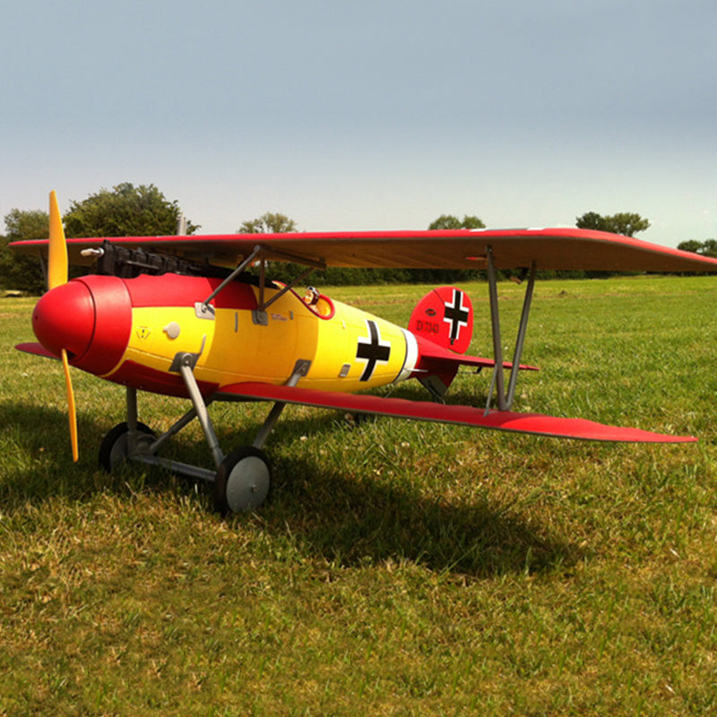 Dynam Albatros D.Va V2 RC Warbird Biplane 1270mm 50inch Wingspan PNP/BNF/RTF - DY8960