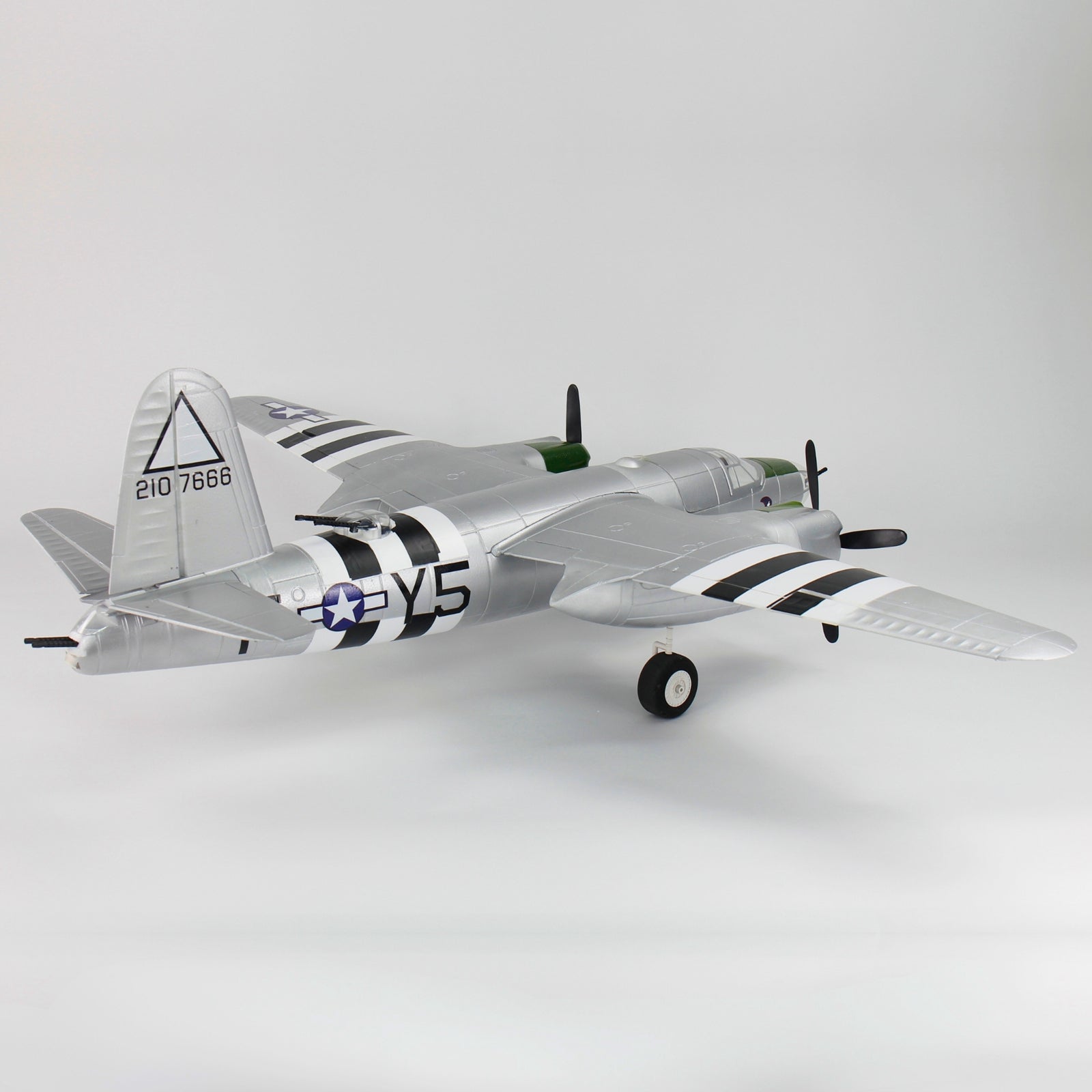 Dynam-B-26-Marauder-4S-Radio-Controlled-Twin-Warbird-Plane-1.5m-Flaps-Silver-DY8972SV-SRTF_14