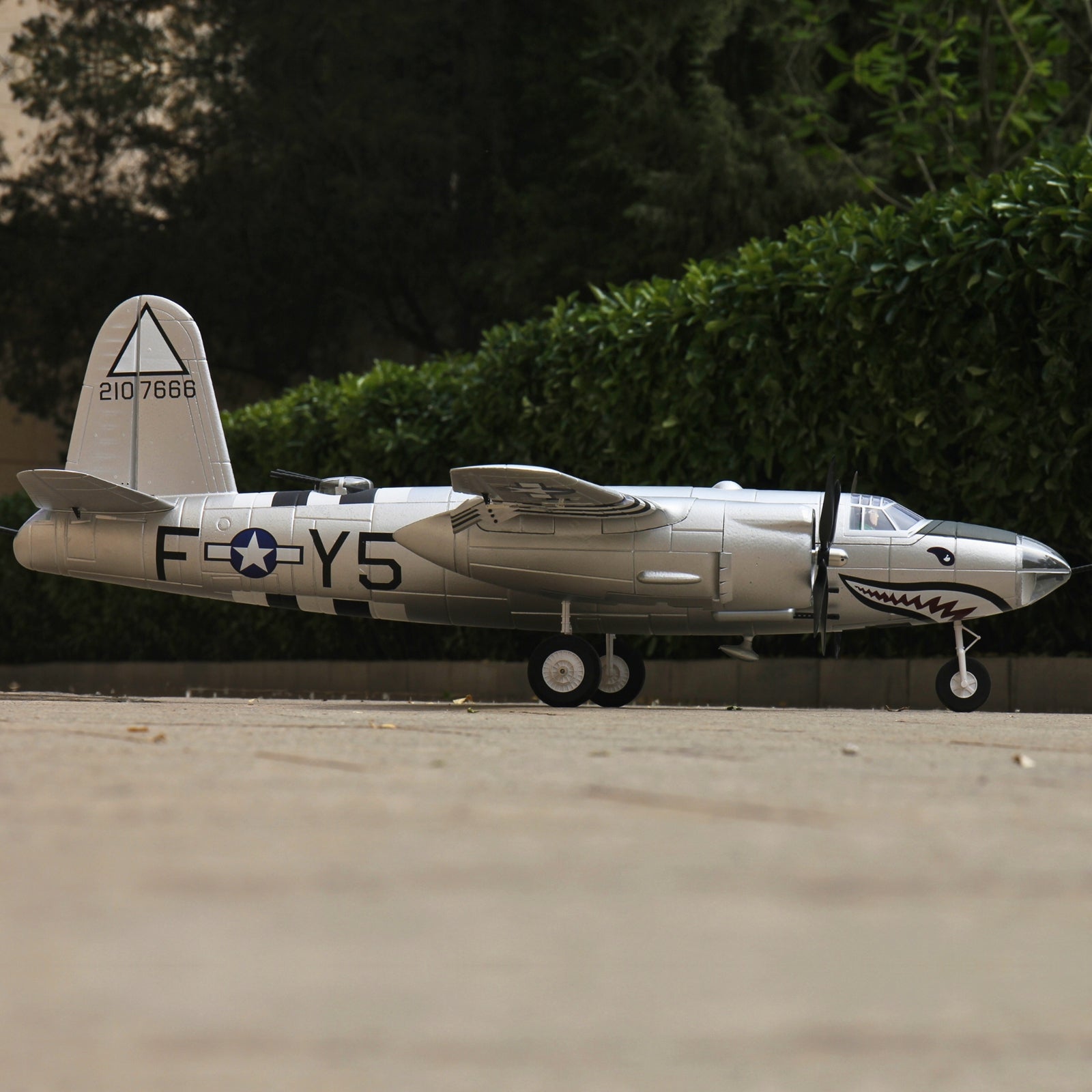 Dynam-B-26-Marauder-4S-Radio-Controlled-Twin-Warbird-Plane-1.5m-Flaps-Silver-DY8972SV-SRTF_15