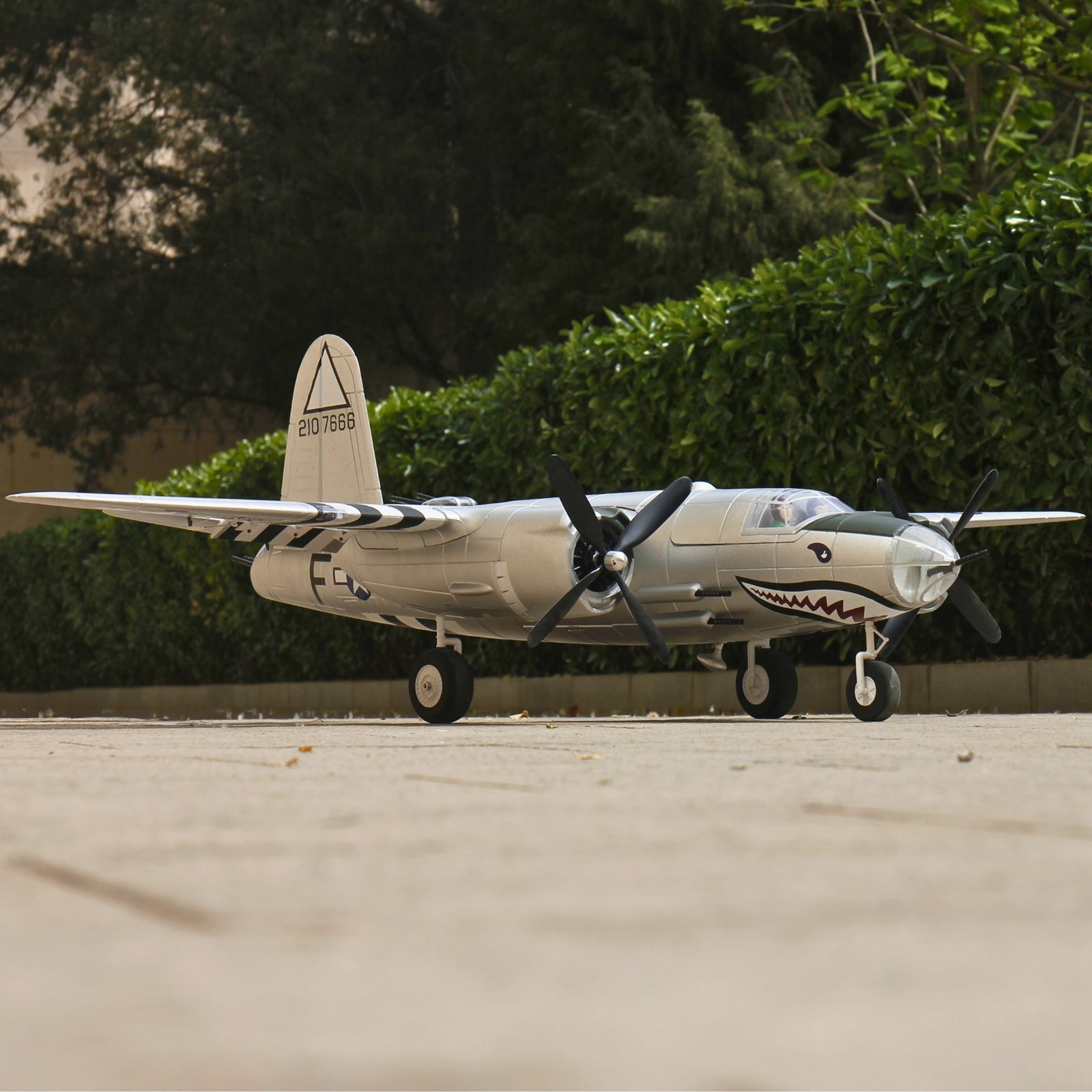 Dynam-B-26-Marauder-4S-Radio-Controlled-Twin-Warbird-Plane-1.5m-Flaps-Silver-DY8972SV-SRTF_16