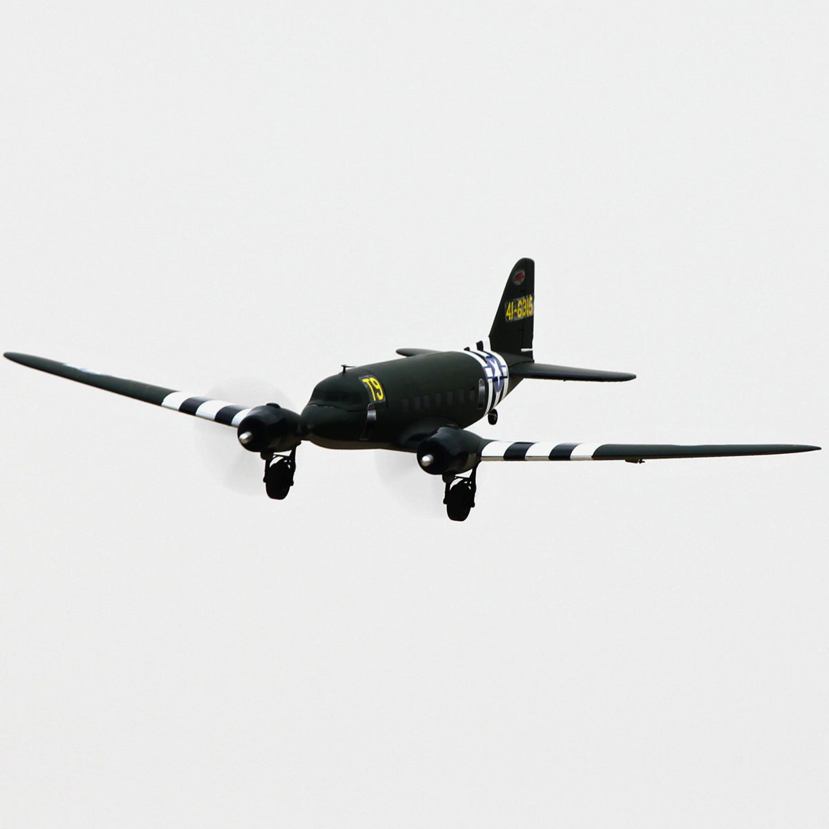 Dynam-C-47-Skytrain-V2-Green-RC-Radio-Controlled-Warbird-Plane-1500mm-Wingspan-PNP-SPNP-BNF-RTF-6C-DY8931GN