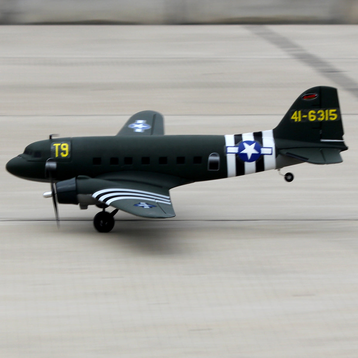 Dynam-C-47-Skytrain-V2-Green-RC-Radio-Controlled-Warbird-Plane-1500mm-Wingspan-PNP-SPNP-BNF-RTF-6C-DY8931GN
