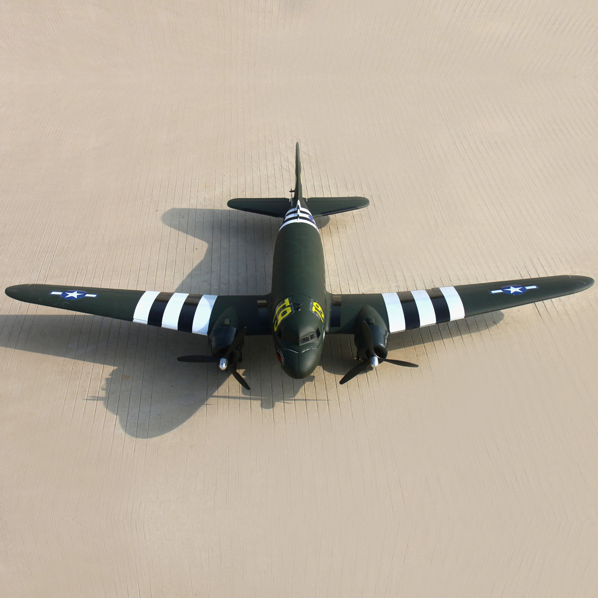 Dynam-C-47-Skytrain-V2-Green-RC-Radio-Controlled-Warbird-Plane-1500mm-Wingspan-PNP-SPNP-BNF-RTF-6C-DY8931GN