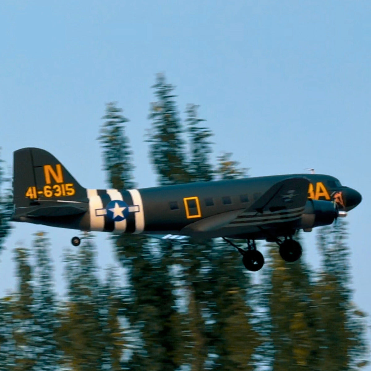 Dynam-C-47-Skytrain-V2-Green-RC-Radio-Controlled-Warbird-Plane-1500mm-Wingspan-PNP-SPNP-BNF-RTF-6C-DY8931GN