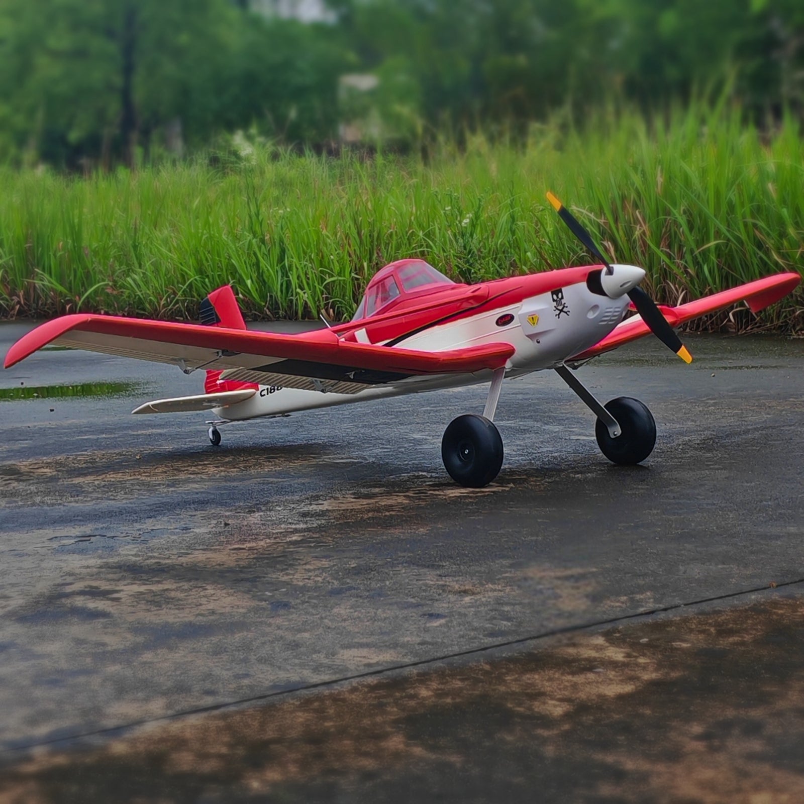 Dynam-Cessna-188-Crop-Duster-V2-Red-4S-Radio-Controlled-RC-Scale-STOL-Plane-1500mm-Wingspan-Rubber-Wheel-PNP_iStone-BNF-SRTF-DY8967RD