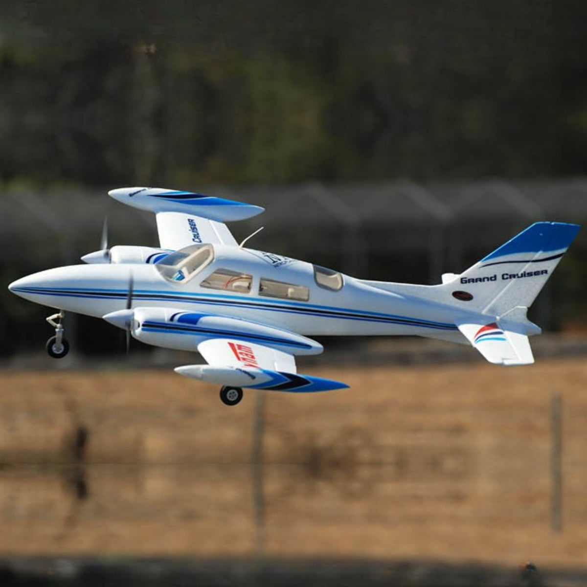 Dynam-Cessna-310-Grand-Cruiser-V2-Blue-Twin-Motor-RC-Radio-Controlled-Scale-Plane-1300mm-Wingspan-PNP-SPNP-BNF-RTF-8C-DY8935BL