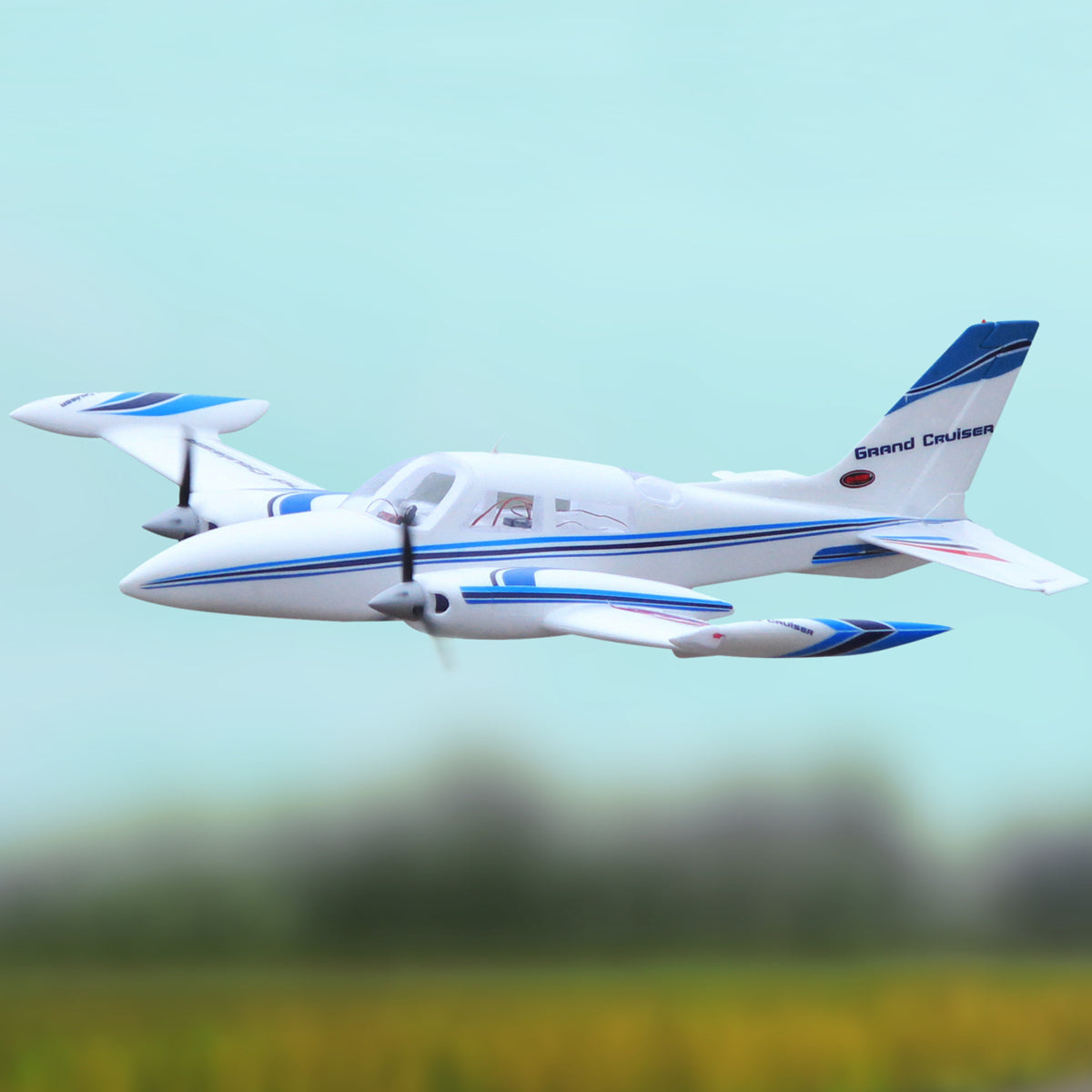 Dynam-Cessna-310-Grand-Cruiser-V2-Blue-Twin-Motor-RC-Radio-Controlled-Scale-Plane-1300mm-Wingspan-PNP-SPNP-BNF-RTF-8C-DY8935BL