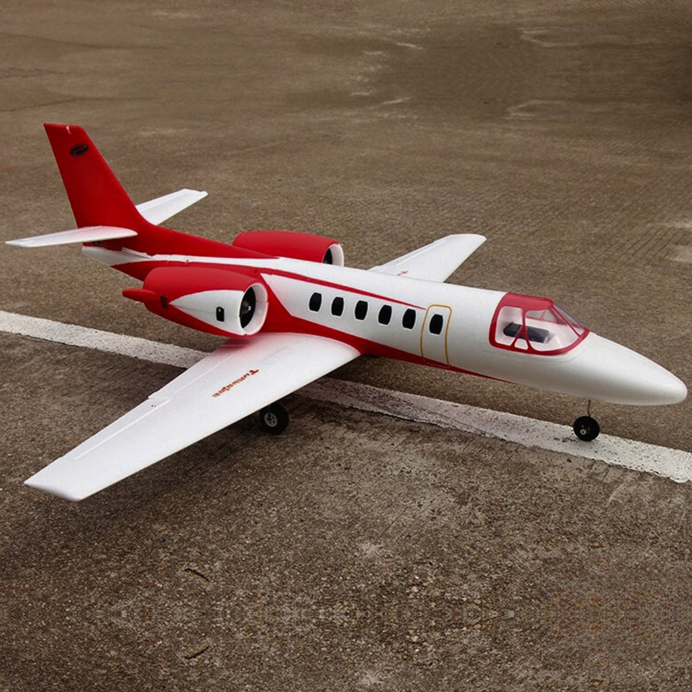 Dynam-Cessna-550-Turbo-Jet-V2-Red-4S-Twin-64mm-EDF-Radio-Controlled-Jet-Flaps-PNP-iStone-BNF-SRTF-DY8937RD