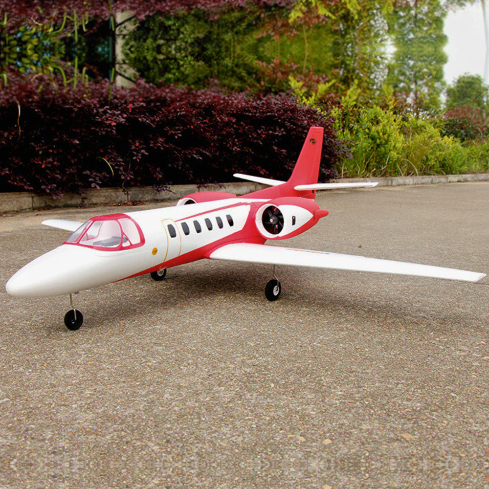 Dynam-Cessna-550-Turbo-Jet-V2-Red-4S-Twin-64mm-EDF-Radio-Controlled-Jet-Flaps-PNP-iStone-BNF-SRTF-DY8937RD