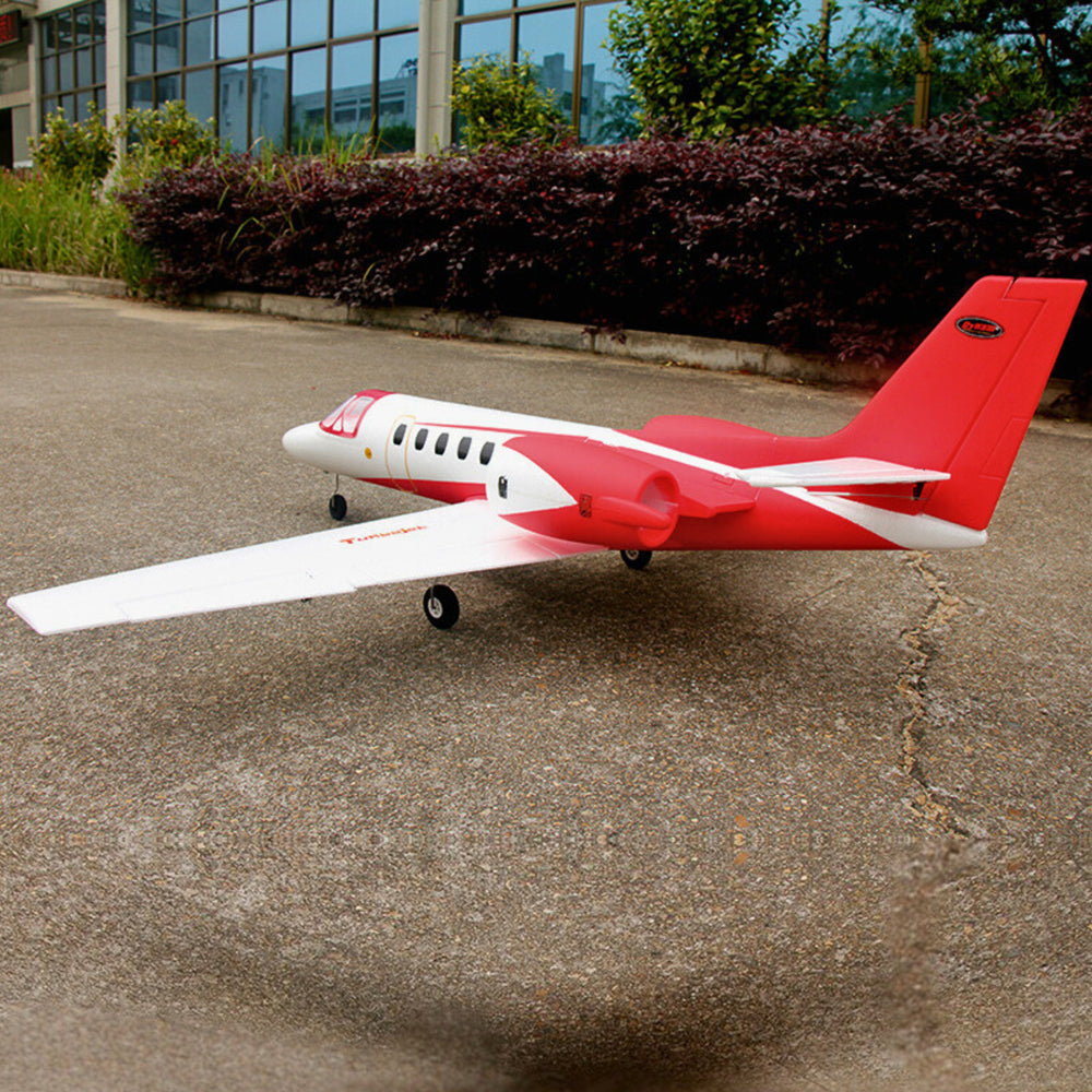 Dynam-Cessna-550-Turbo-Jet-V2-Red-4S-Twin-64mm-EDF-Radio-Controlled-Jet-Flaps-PNP-iStone-BNF-SRTF-DY8937RD