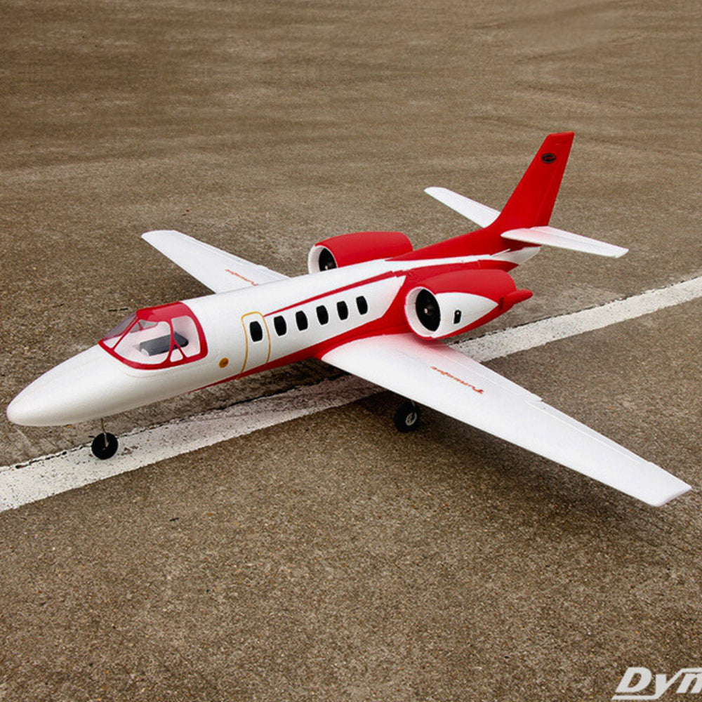Dynam-Cessna-550-Turbo-Jet-V2-Red-4S-Twin-64mm-EDF-Radio-Controlled-Jet-Flaps-PNP-iStone-BNF-SRTF-DY8937RD