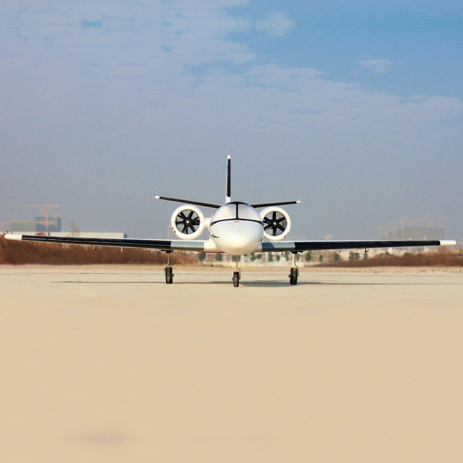 Dynam-Cessna-550-Turbo-Jet-V2-White-4S-Twin-64mm-EDF-Radio-Controlled-Jet-Flaps-PNP-iStone-BNF-SRTF-DY8937WT