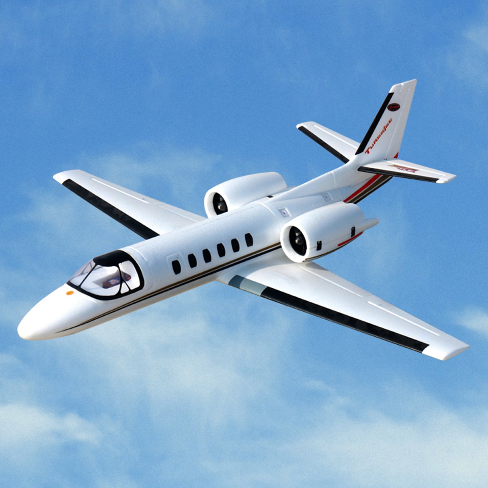 Dynam-Cessna-550-Turbo-Jet-V2-White-4S-Twin-64mm-EDF-Radio-Controlled-Jet-Flaps-PNP-iStone-BNF-SRTF-DY8937WT