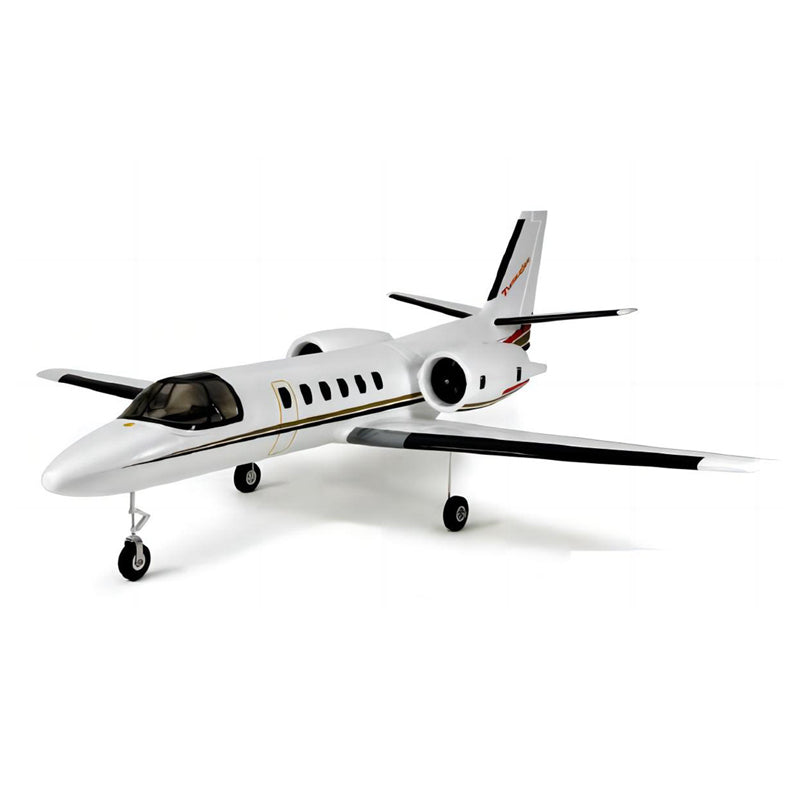 Dynam Cessna 550 Turbo Jet V2 White Twin 64mm EDF Jet RC Plane PNP/BNF/RTF - DY8937WT