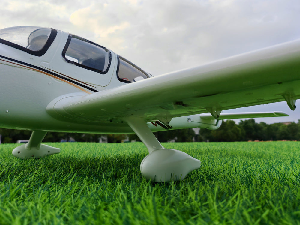 Dynam Cirrus SR22 V3 Trainer 4S White RC Scale Plane 1400mm PNP BNF RTF DY8935WT