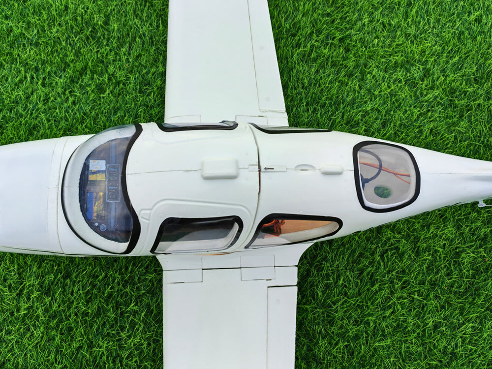 Dynam Cirrus SR22 V3 Trainer 4S White RC Scale Plane 1400mm PNP BNF RTF DY8935WT