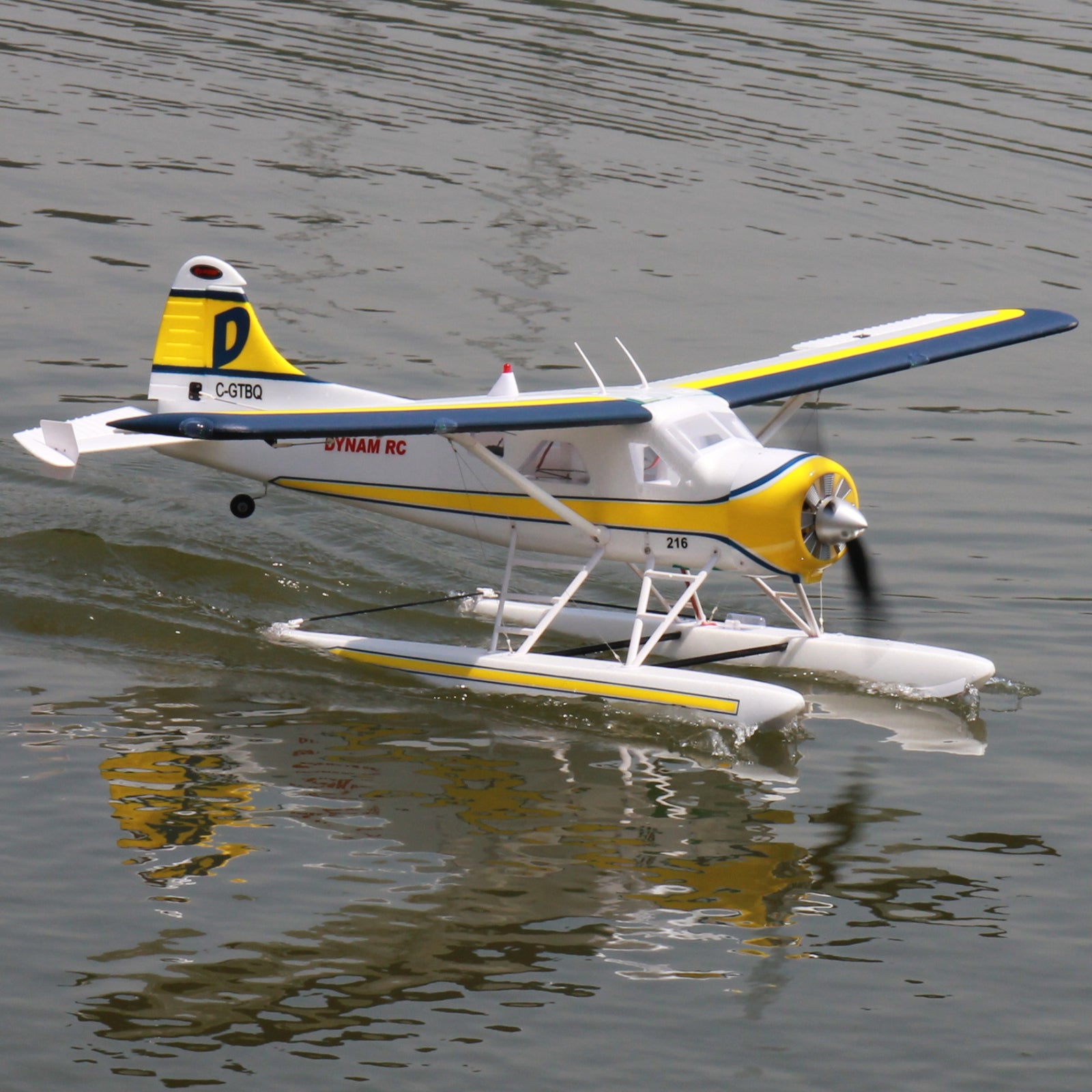 Dynam-DHC-2-Beaver-V2-Blue-4S-Sea-Land-RC-Radio-Controlled-Seaplane-1500mm-Flaps-Plus-Floats-PNP-SPNP-BNF-RTF-8C-DY8961BL