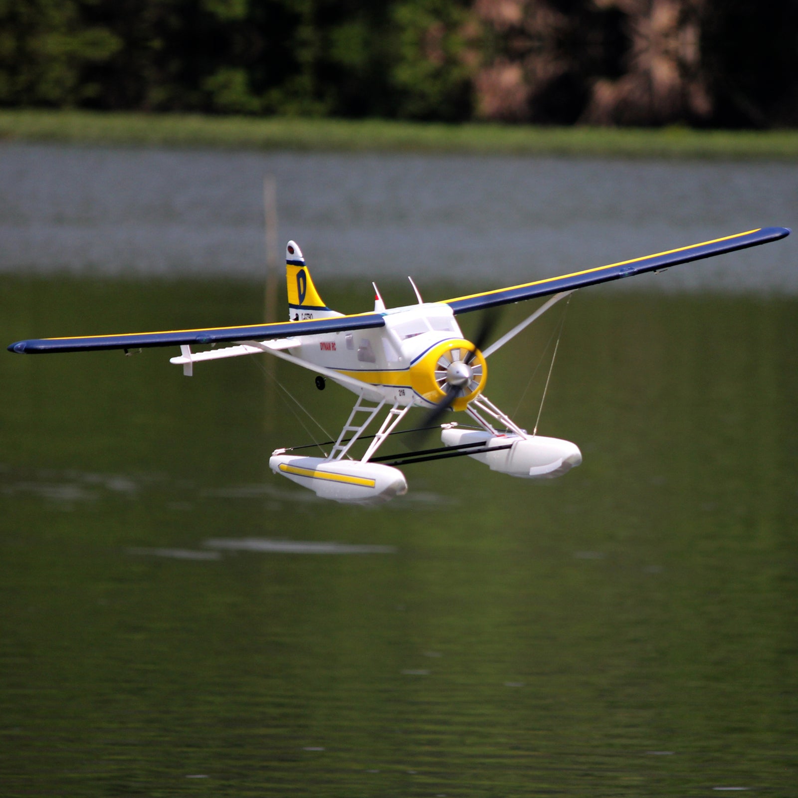 Dynam-DHC-2-Beaver-V2-Blue-4S-Sea-Land-RC-Radio-Controlled-Seaplane-1500mm-Flaps-Plus-Floats-PNP-SPNP-BNF-RTF-8C-DY8961BL