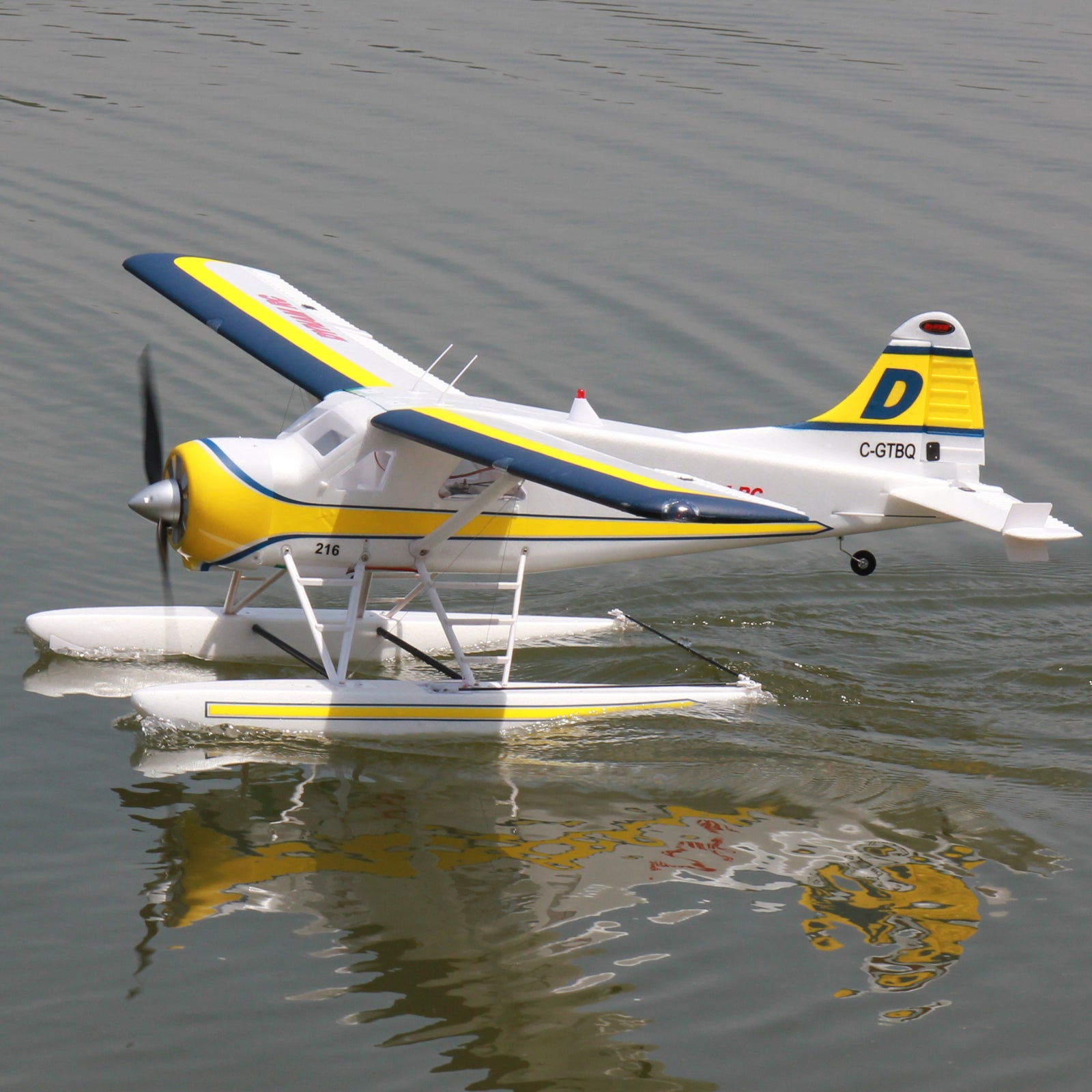 Dynam-DHC-2-Beaver-V2-Blue-4S-Sea-Land-RC-Radio-Controlled-Seaplane-1500mm-Flaps-Plus-Floats-PNP-SPNP-BNF-RTF-8C-DY8961BL