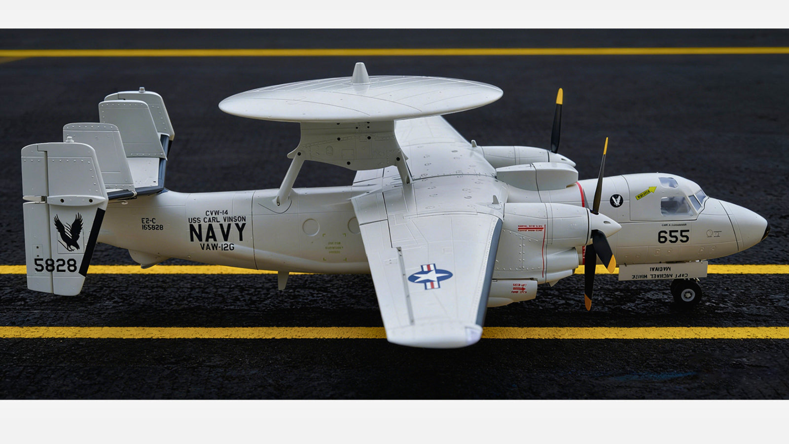 Dynam-E-2C-Hawkeye-Airborne-Early-Warning-AEW-1500mm-Radar-RC-Scale-Airplane-DY8982