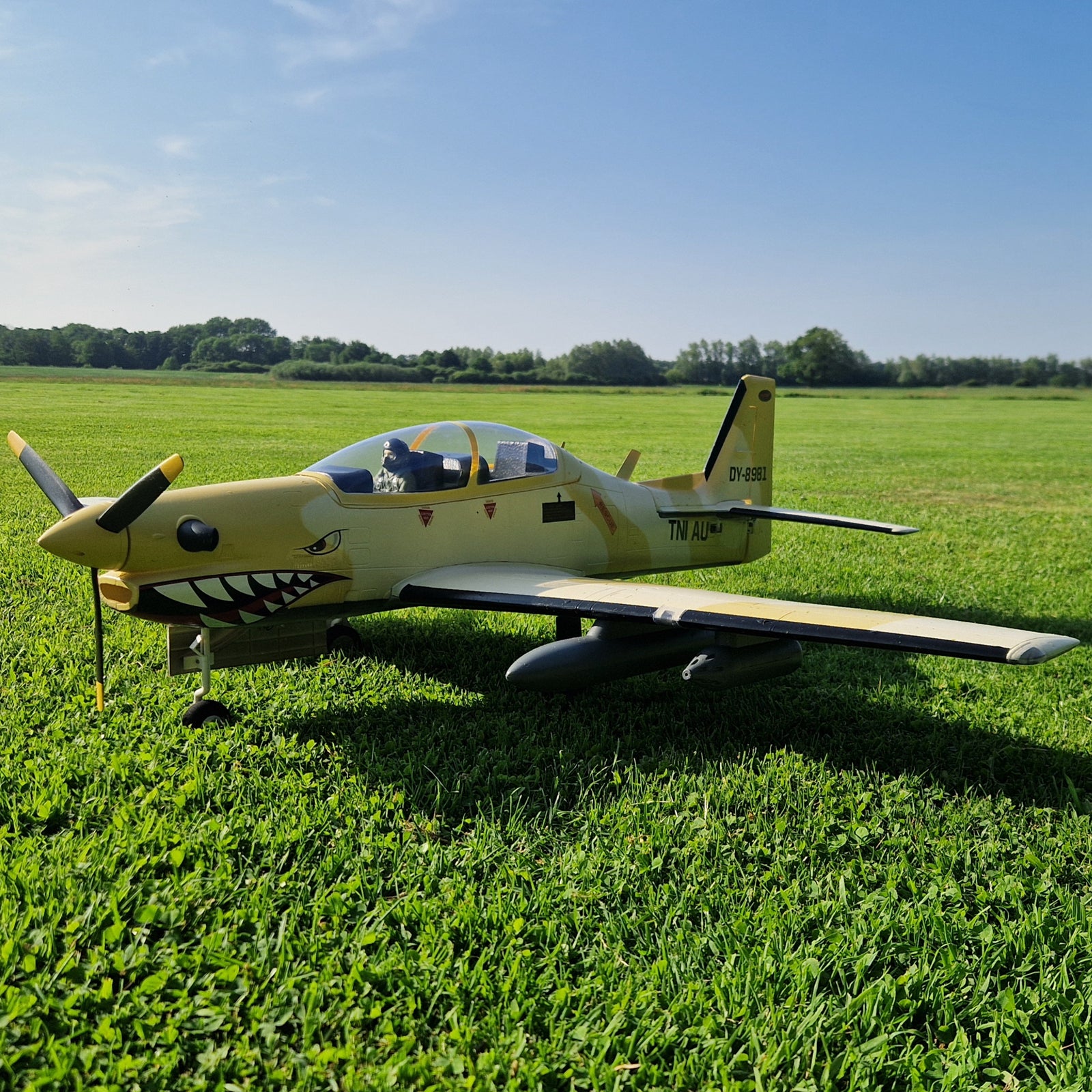 Dynam-EMB-312-Tucano-4S-Radio-Controlled-Scale-Plane-1300mm-Wingspan-w-Flaps-PNP-BNF-RTF-DY8981