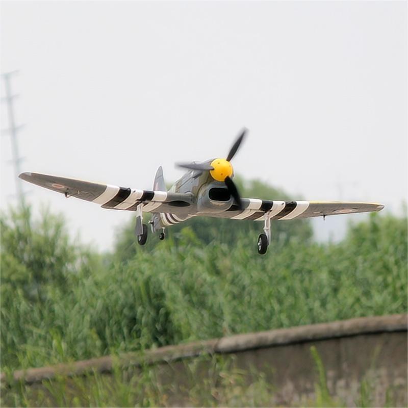 Stock UE uniquement ! Avion de guerre télécommandé Dynam Hawker Tempest V2 4S, 1 250 mm, envergure de 49 pouces