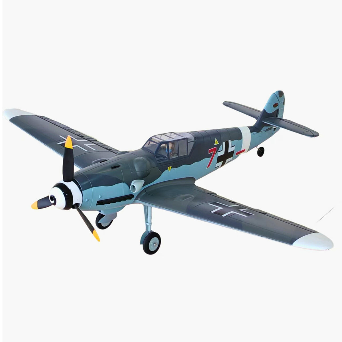 Dynam Messerschmitt BF 109 V2 4S RC Radio Controlled Warbird Airplane 1300mm Wingspan Flaps PNP BNF SPNP RTF DY8951V2