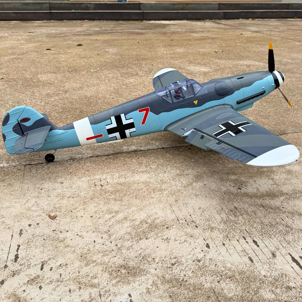 Dynam Messerschmitt BF 109 V2 4S RC Radio Controlled Warbird Airplane 1300mm Wingspan Flaps PNP BNF SPNP RTF DY8951V2