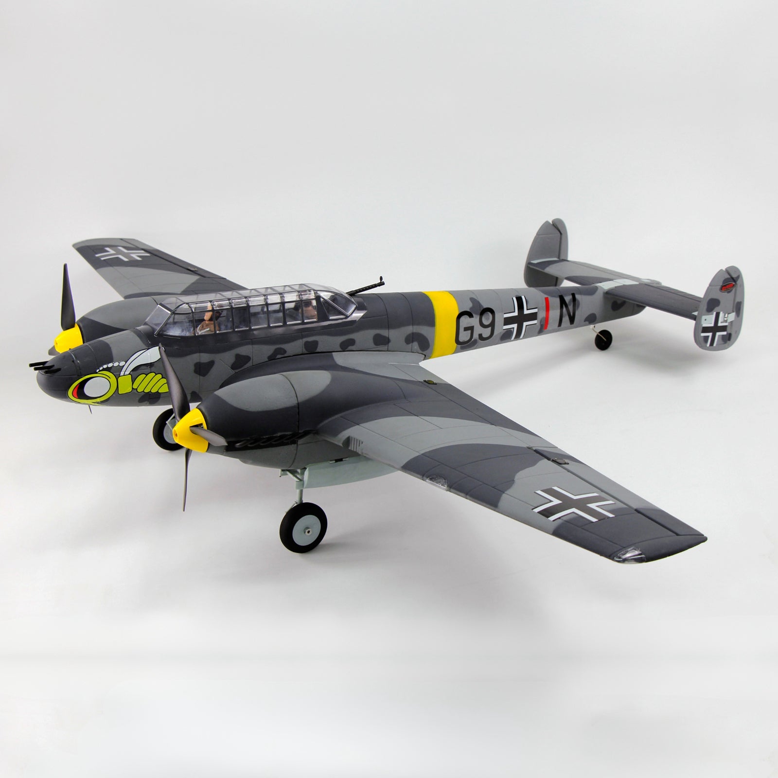Dynam メッサーシュミット BF-110 V3 4S ツイン RC ウォーバード 1.5m