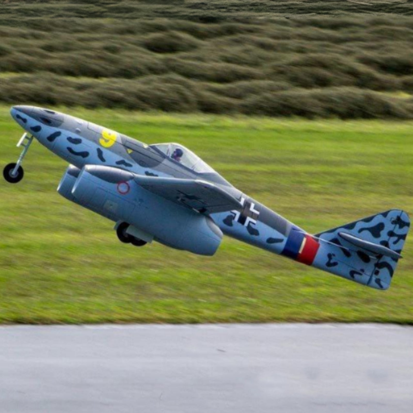 Dynam-Messerschmitt-Me-262-V2-4S-Twin-70mm-EDF-RC-Radio-Controlled-Jet-1500mm-Wingspan-PNP-SPNP-BNF-RTF-8C-DY8950GY