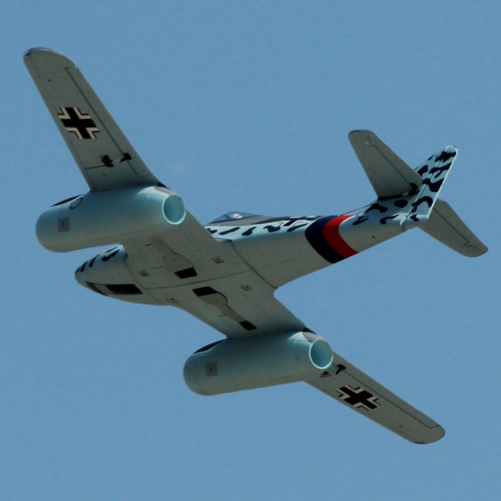 Dynam-Messerschmitt-Me-262-V2-4S-Twin-70mm-EDF-RC-Radio-Controlled-Jet-1500mm-Wingspan-PNP-SPNP-BNF-RTF-8C-DY8950GY