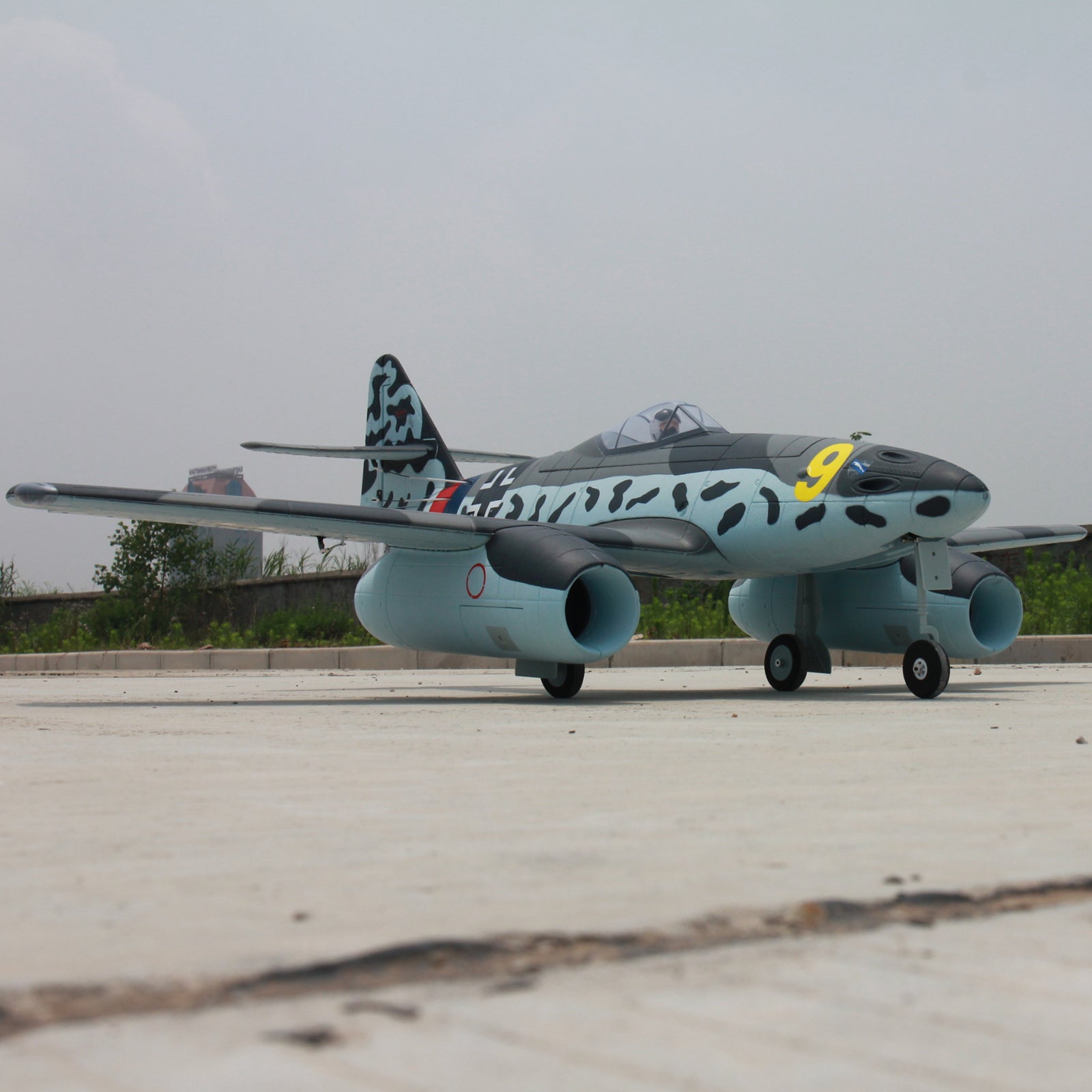 Dynam-Messerschmitt-Me-262-V2-4S-Twin-70mm-EDF-RC-Radio-Controlled-Jet-1500mm-Wingspan-PNP-SPNP-BNF-RTF-8C-DY8950GY