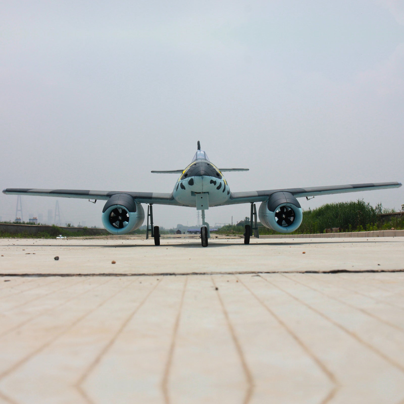 Dynam-Messerschmitt-Me-262-V2-4S-Twin-70mm-EDF-RC-Radio-Controlled-Jet-1500mm-Wingspan-PNP-SPNP-BNF-RTF-8C-DY8950GY