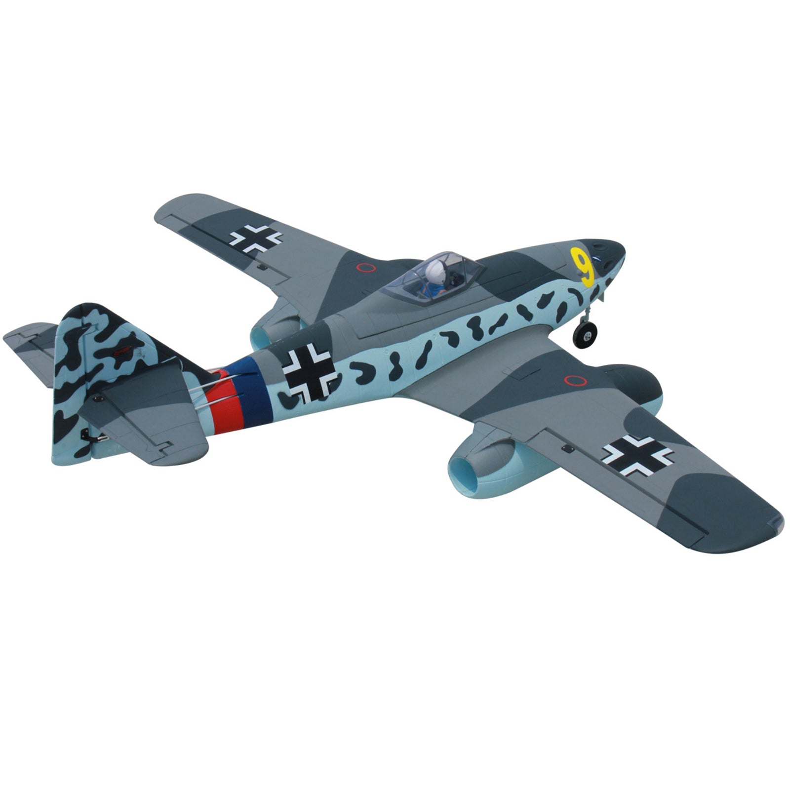 Dynam-Messerschmitt-Me-262-V2-4S-Twin-70mm-EDF-RC-Radio-Controlled-Jet-1500mm-Wingspan-PNP-SPNP-BNF-RTF-8C-DY8950GY