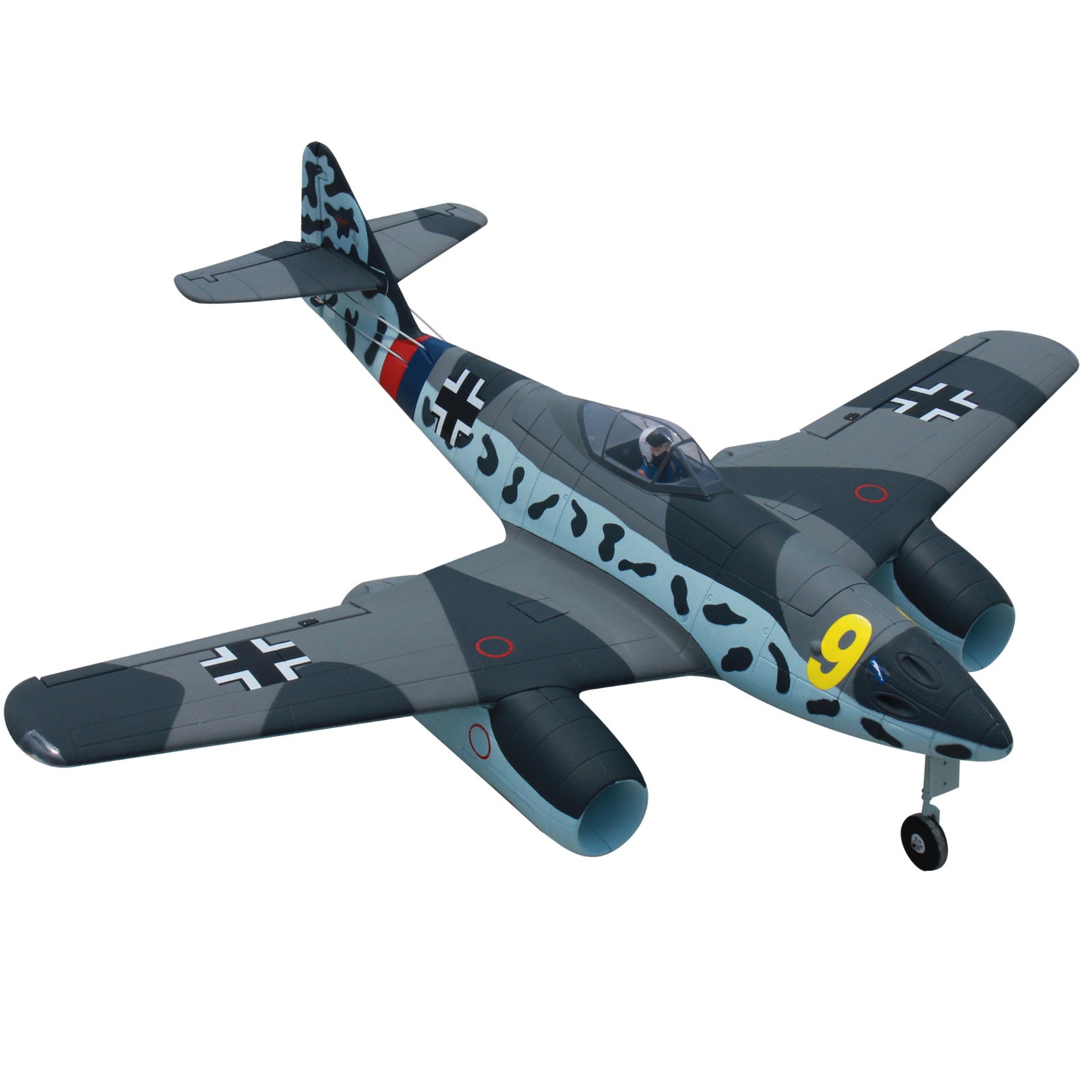 Dynam-Messerschmitt-Me-262-V2-4S-Twin-70mm-EDF-RC-Radio-Controlled-Jet-1500mm-Wingspan-PNP-SPNP-BNF-RTF-8C-DY8950GY