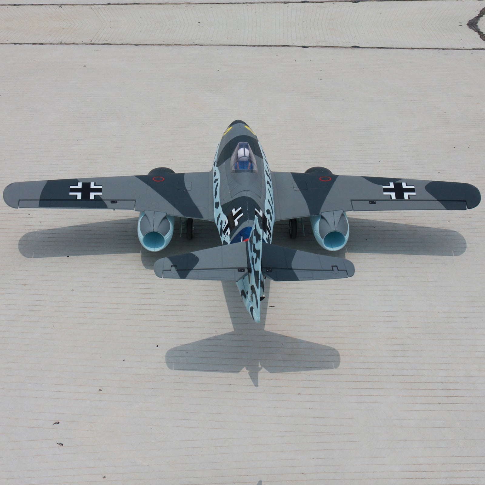 Dynam-Messerschmitt-Me-262-V2-4S-Twin-70mm-EDF-RC-Radio-Controlled-Jet-1500mm-Wingspan-PNP-SPNP-BNF-RTF-8C-DY8950GY