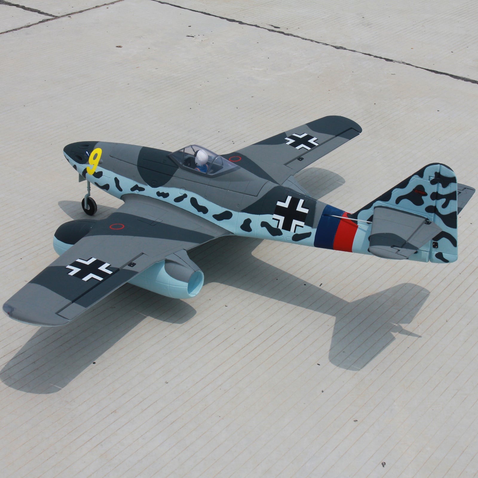 Dynam-Messerschmitt-Me-262-V2-4S-Twin-70mm-EDF-RC-Radio-Controlled-Jet-1500mm-Wingspan-PNP-SPNP-BNF-RTF-8C-DY8950GY