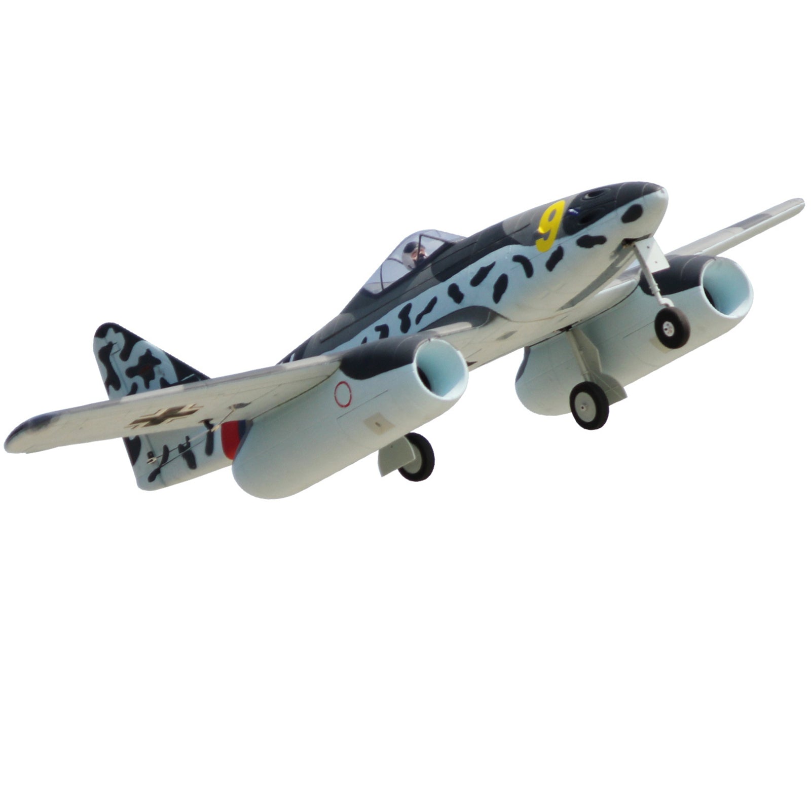 Dynam-Messerschmitt-Me-262-V2-4S-Twin-70mm-EDF-RC-Radio-Controlled-Jet-1500mm-Wingspan-PNP-SPNP-BNF-RTF-8C-DY8950GY