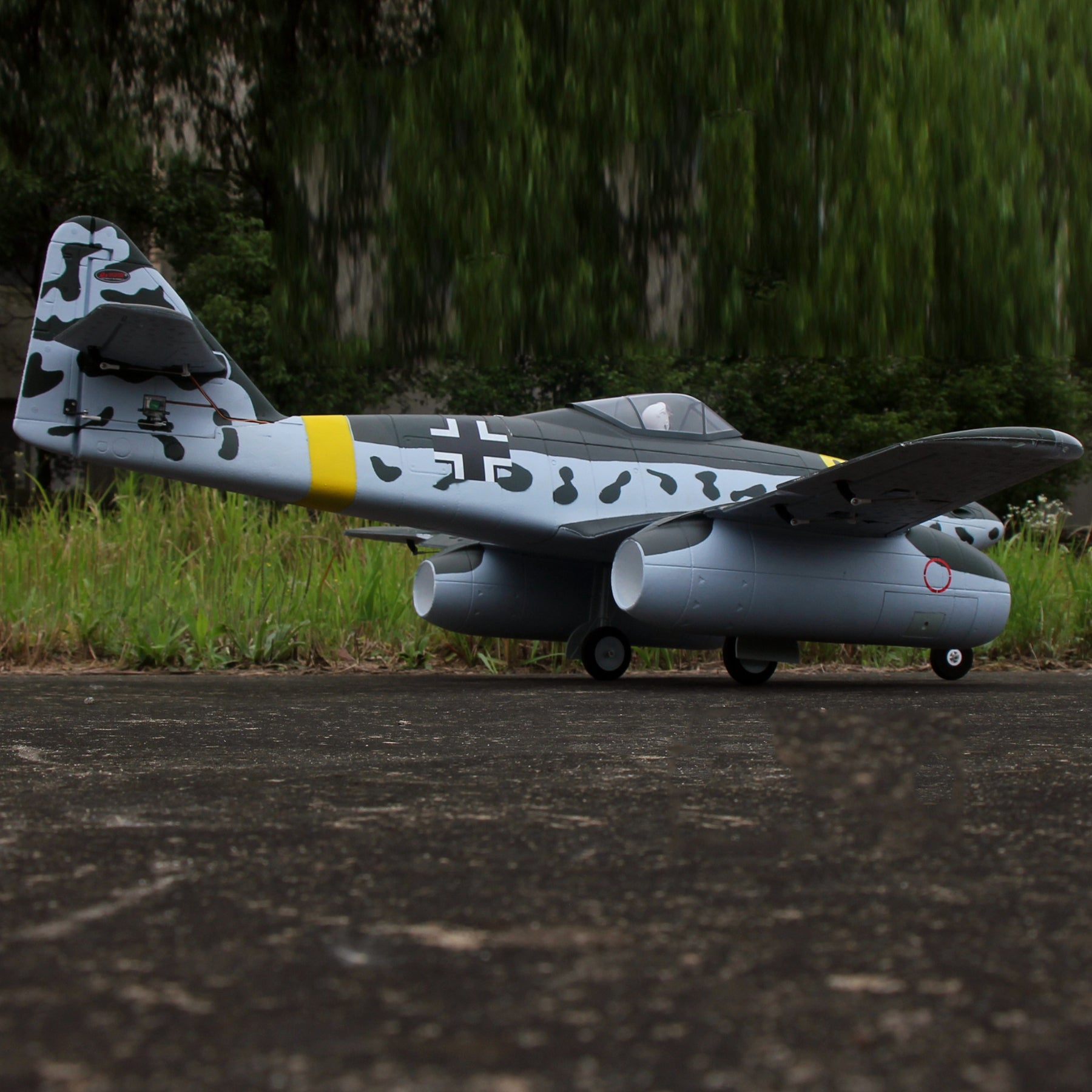 Dynam Messerschmitt Me 262 V2 PRO 6S 12 Blade Twin 70mm RC Remote Control EDF Jet 1.5m Wingspan Flaps PNP DY8950V2