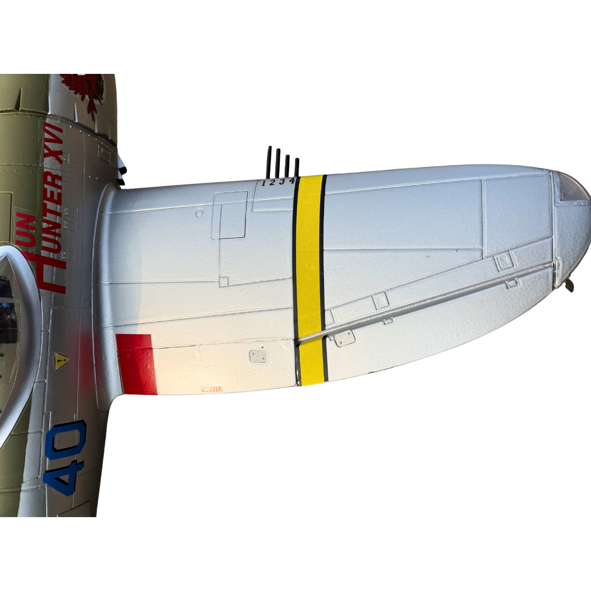 Dynam P 47D Thunderbolt V2 4S RC Radio Control Warbird Airplane 1220mm w Flaps PNP BNF RTF DY8956