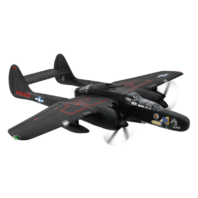 Dynam P-61 Black Widow Twin Engine RC Warbird Plane 1500mm 59inch Wingspan PNP/BNF/RTF - DY8973