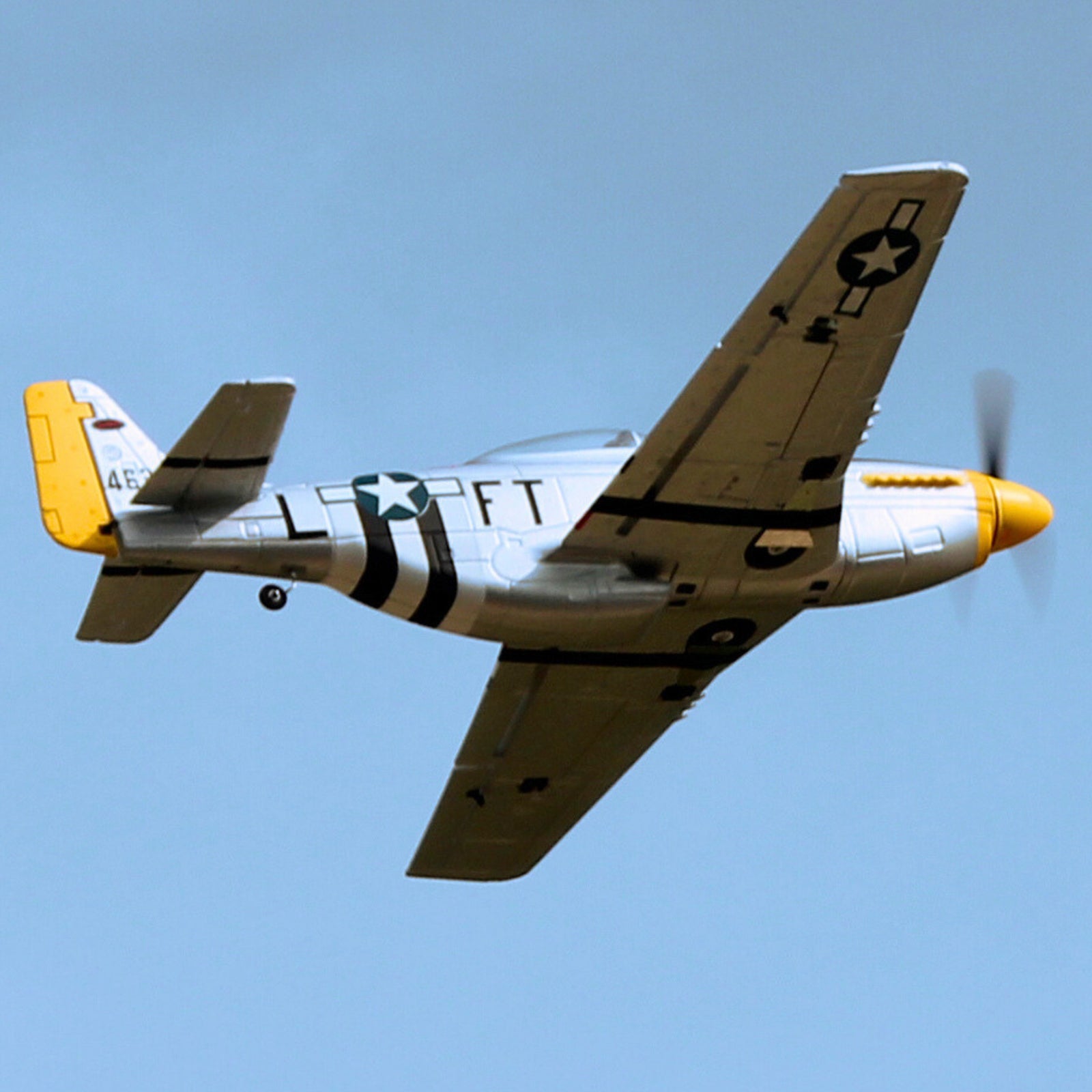 Dynam-P51-Mustang-V2-Silver-RC-Radio-Controlled-Warbird-Plane-1200mm-Wingspan-PNP-SPNP-BNF-RTF-DY8939SV