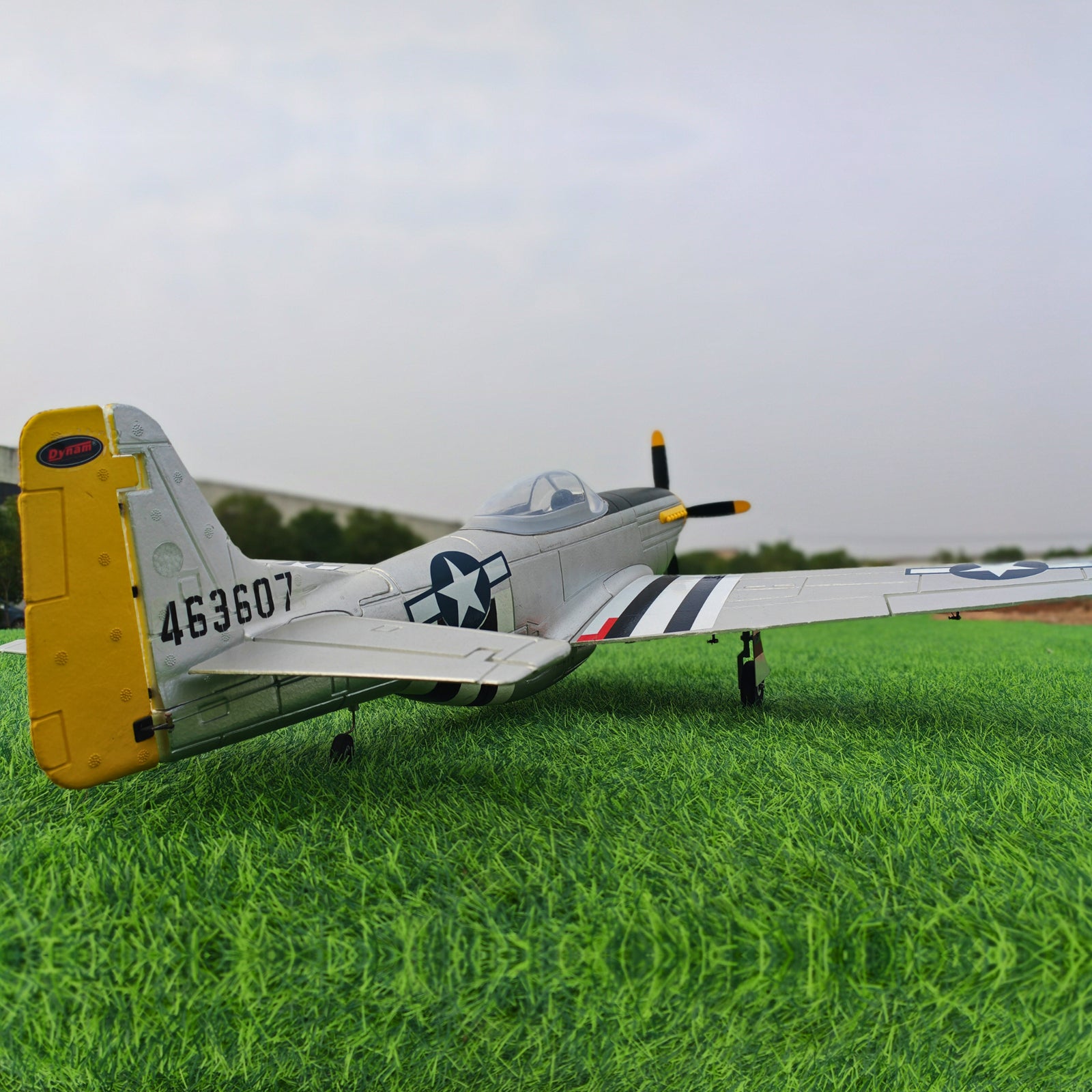 Dynam-P51-Mustang-V2-Silver-RC-Radio-Controlled-Warbird-Plane-1200mm-Wingspan-PNP-SPNP-BNF-RTF-DY8939SV